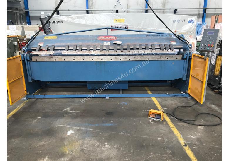 caption Just In - Late Model Steelmaster 3200mm x 4mm NC Programmable Panbrake Folder