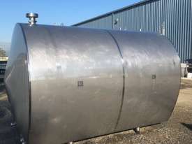 7,200ltr Insulated & Jacketed Stainless Steel Tank, Milk Vat - picture1' - Click to enlarge