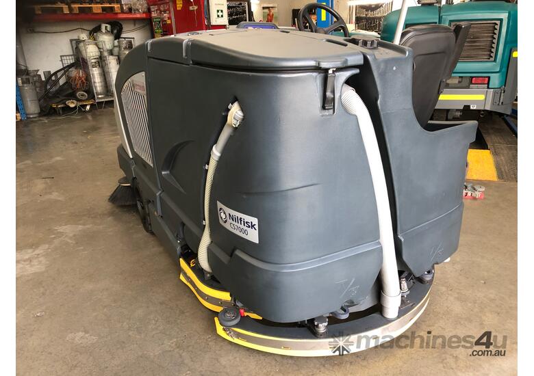 caption Used Nilfisk CS7000 LPG/Hybrid Sweeper Scrubber
