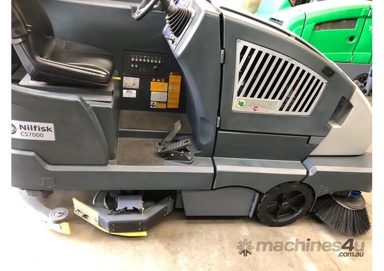 caption Used Nilfisk CS7000 LPG/Hybrid Sweeper Scrubber