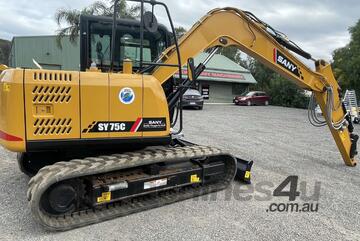 7T SANY Excavator SY75C - Fast, Efficient, Suitable for Demanding Job Sites