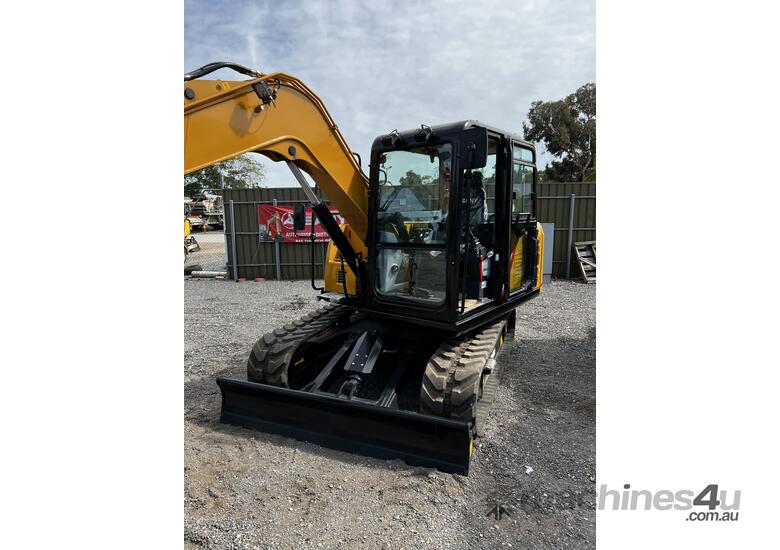 caption 7T SANY Excavator SY75C - Fast, Efficient, Suitable for Demanding Job Sites