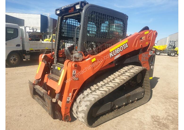 caption KUBOTA SVL95-2 TRACK LOADER WITH SUPER LOW 320 HOURS