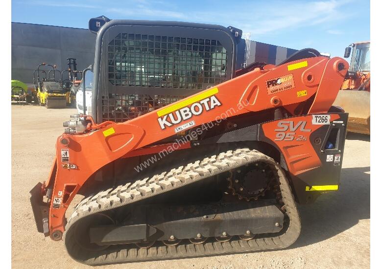 caption KUBOTA SVL95-2 TRACK LOADER WITH SUPER LOW 320 HOURS