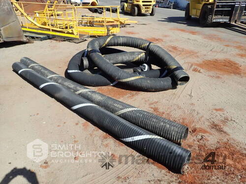 2X 4M X 200MM DUST SUPPRESSION HOSES & 2X 6M X 200MM DUST SUPPRESSION HOSES