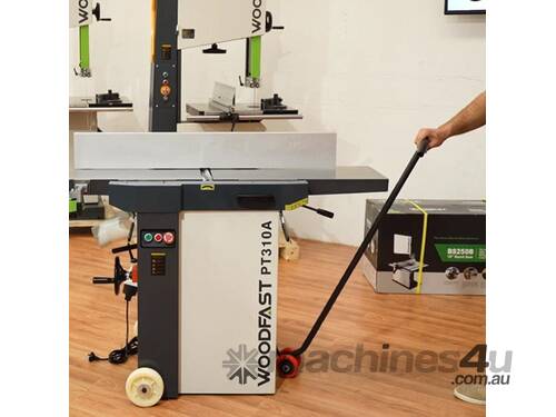 caption Woodfast Mobility Wheel Kit with Hand Tow Bar suit PT260 / PT310 / PT410A Planer & Thicknesser