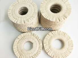 E3419E0001 D150x55x20MM Circles Fabric Polishing Buffing Wheel for Biesse AKRON Jade Edgebanders - picture1' - Click to enlarge