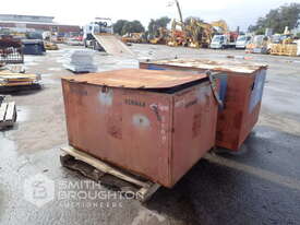 2 X METAL STORAGE BOXES - picture0' - Click to enlarge