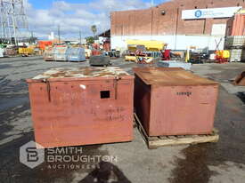2 X METAL STORAGE BOXES - picture0' - Click to enlarge