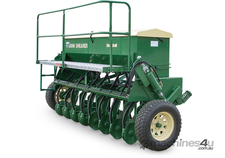 caption John Shearer Pasture Drill - Tyne, Coulter / Tyne, Disc