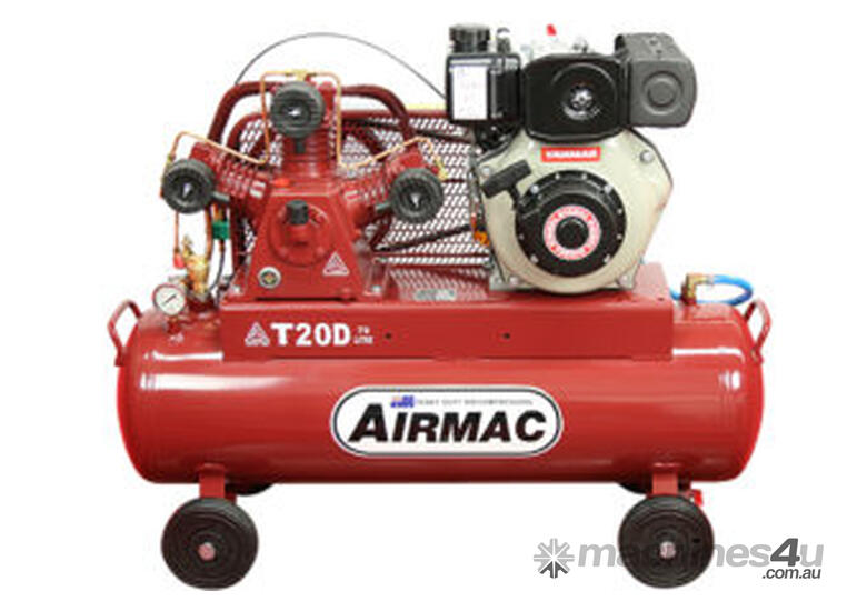 caption Airmac T20D 4.7 HP Air Compressor | Exceptional Performance