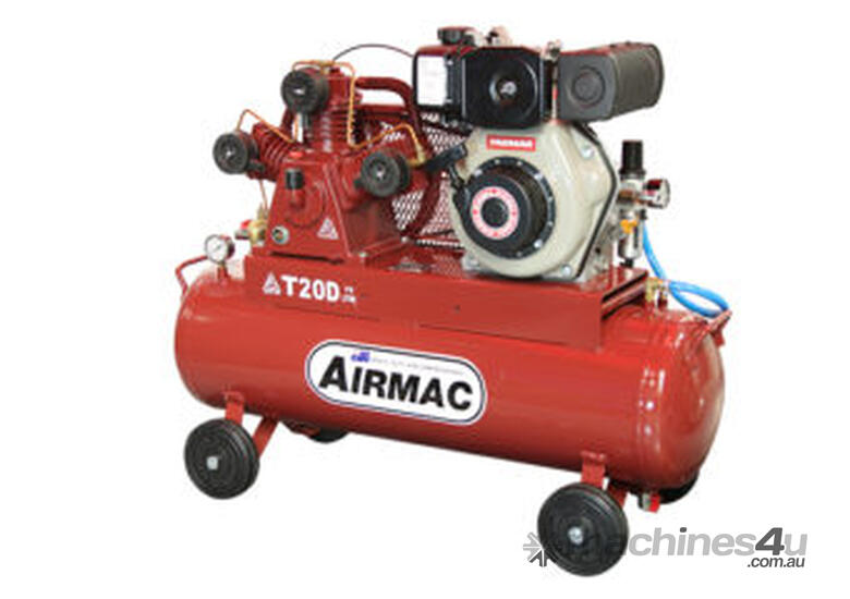 caption Airmac T20D 4.7 HP Air Compressor | Exceptional Performance