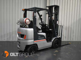 Nissan 2.5 Tonne Compact Forklift 3 Stage 5.5m Mast LPG Solid Tyres - picture1' - Click to enlarge