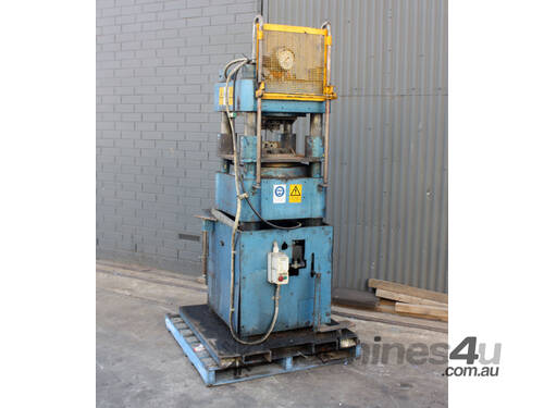 Used unbranded 500t Hydraulic Swaging Forge Press 4 column Blacksmith ...