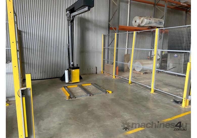 Used 2012 ras Stretch Wrapper Semi Automatic Pallet Wrapper in