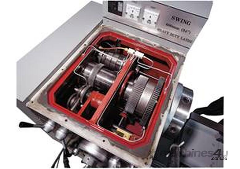 caption Ollie Elite Heavy Duty Precision Lathe: 610x 3093 mm, 104mm Spindle Bore