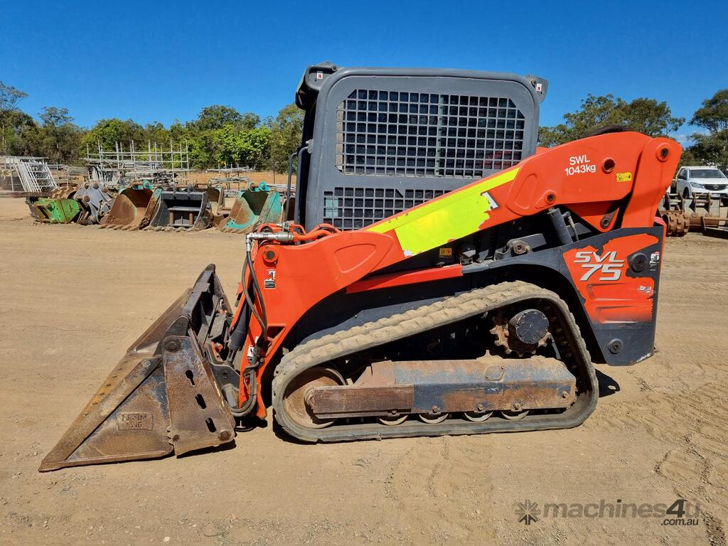 Used 2018 Kubota 2017 Kubota SVL75 Skid Steer Tracked SkidSteers in