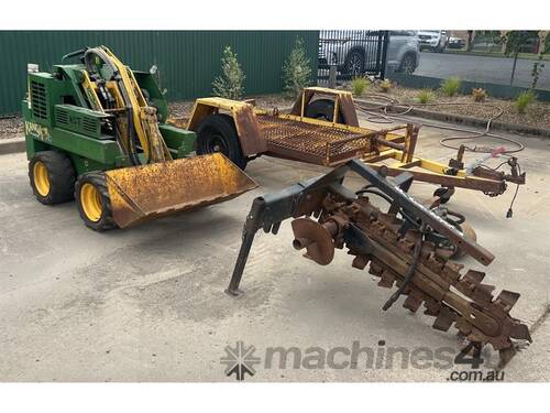 KANGA MINI LOADER SOLD WITH TRAILER & ATTACHMENTS