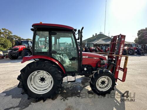 2018 Case Farmall 60F Tractor Fitted with Burder 215c-30D Forklift 