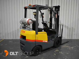 TCM FHGE18T4 1.8 Tonne LPG Forklift NEW Solid Tyres 2017 Series EFI Engine - picture1' - Click to enlarge
