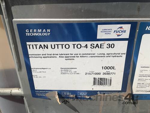 IBC Fuchs Titan SAE30 Transmission and Final Drive Lubricant