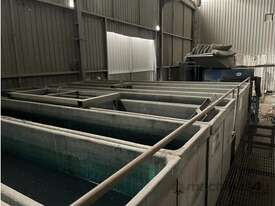 Powder Coating Dip Tanks x8 - 4.8 Long x 1.7 Deep & 0.580 Wide - picture0' - Click to enlarge
