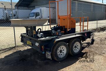 Capstan Cable Hauling Winch 5kN - trailer mounted