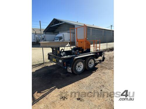 Capstan Cable Hauling Winch 5kN - trailer mounted