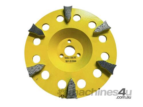 caption 175mm Diamond Grinding Wheel - 30 Grit - 6 Segments