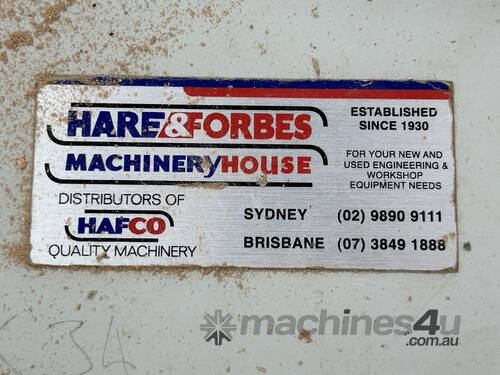 Hafco Planer/Thicknesser