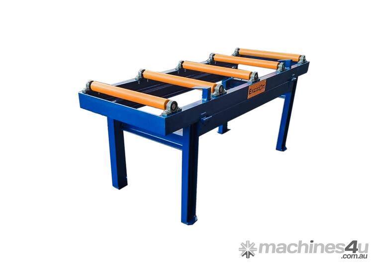 caption Heavy-Duty Idle Roller Table: 3m x 700mm - use with Metal Band saws