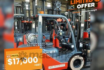 EOFY SALE - Toyota 2.5 Ton Forklift | LPG | 4500mm Lift Height