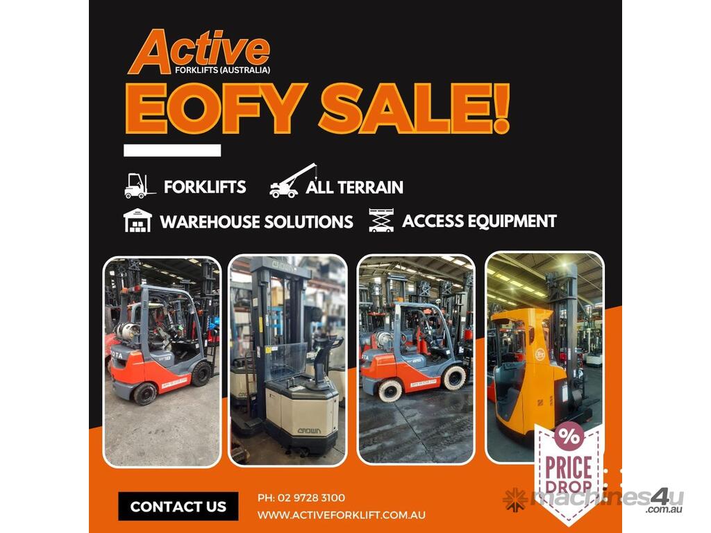 Used Toyota EOFY SALE - Toyota 2 5 Ton Forklift LPG 4500mm Lift Height ...