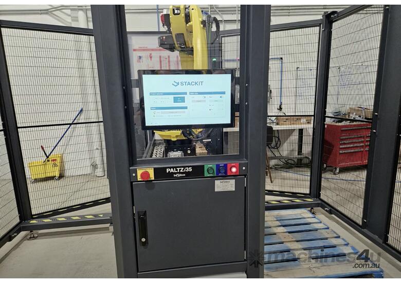 caption INSTANT PALLETISER i35: 35kg All-In-One Robot Work Cell