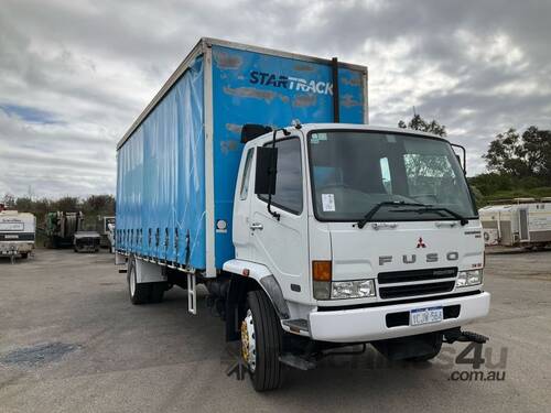 2006 Mitsubishi Fighter FM600 Curtain Sider