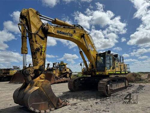 2018 Komatsu Excavator 80T + Bucket, AC Cab, ROPS - Model PC850-8E0