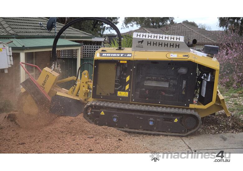 Used 2023 model Rayco RG165T - 165hp Petrol Stump Grinder