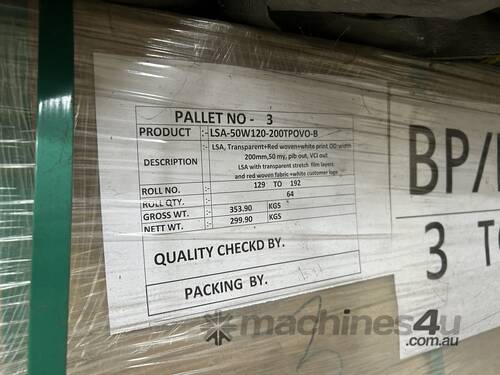 2x Pallets of Polyfilm