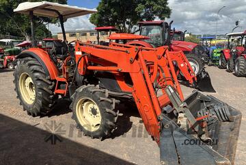 Kioti DK751 ROPS Tractor with 4in1 - Low hours, Ready for Work!