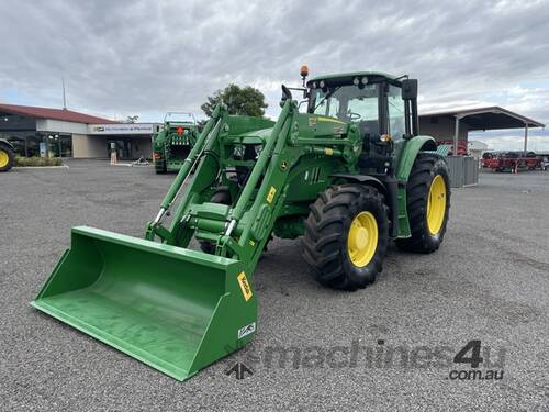 caption 2019 John Deere 6140M Utility Tractors