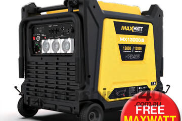 MACFARLANE - 13kVA Maxwatt Digital Inverter Generator