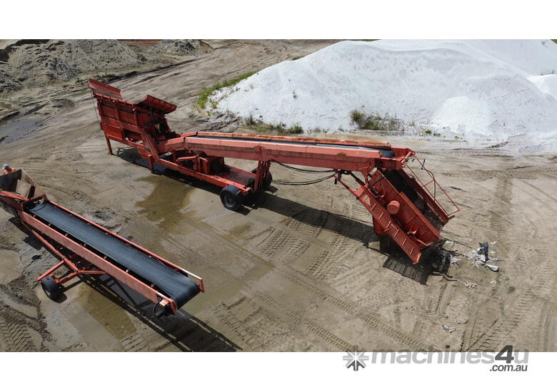 caption FINLAY 40FT/ 12M STOCKPILING CONVEYOR (USED)