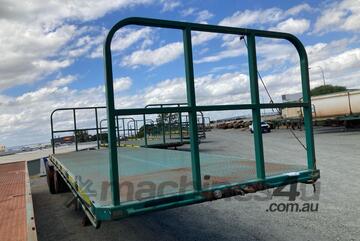 2020 Bruce Rock Engineering BRE-TR350 Tri Axle Flat Top A Trailer