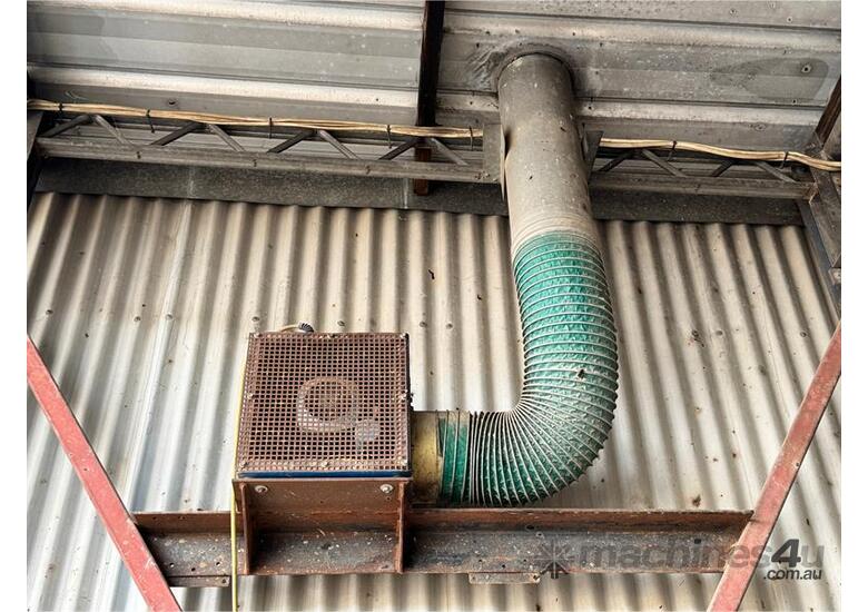 caption FUME EXTRACTOR WITH FILTER UNIT