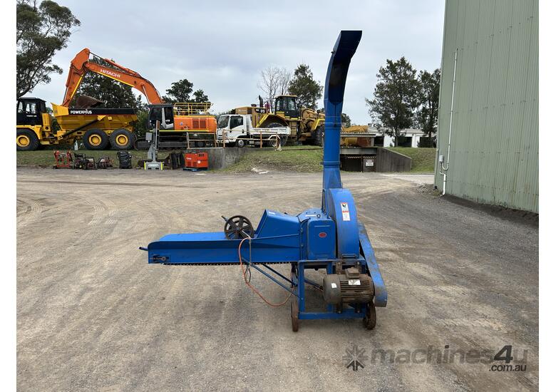 caption Chaff Cutter Blue Electric Motor (Unreserved)