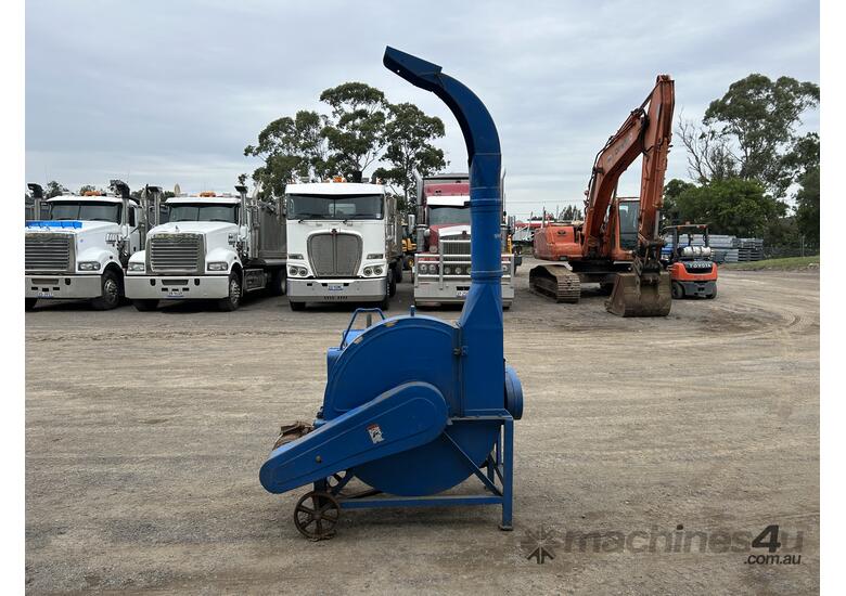 caption Chaff Cutter Blue Electric Motor (Unreserved)