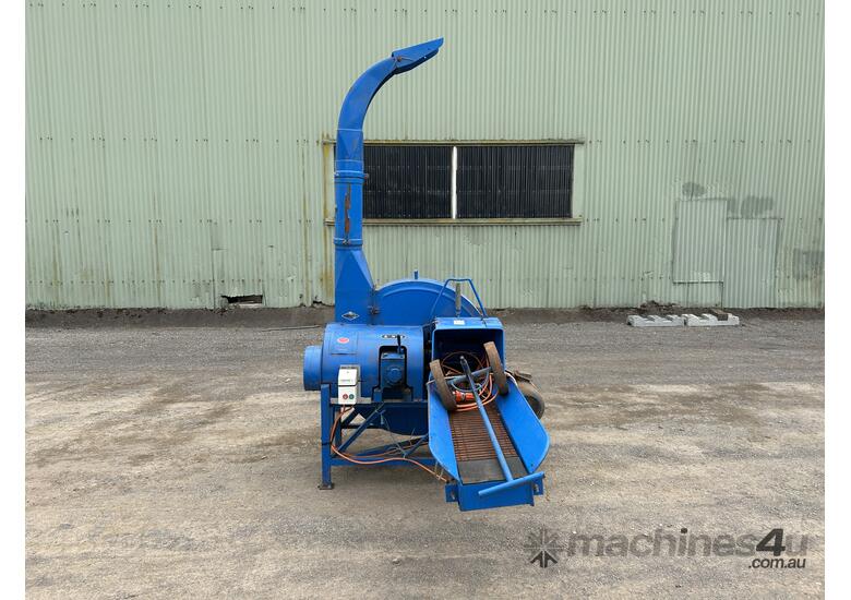 caption Chaff Cutter Blue Electric Motor (Unreserved)