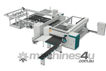 Biesse Rover Cut Pro A T Twin-line panel saw with blade cutting