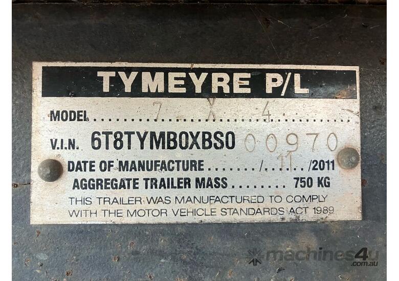 2011 Tymeyre Single Axle Camper Trailer