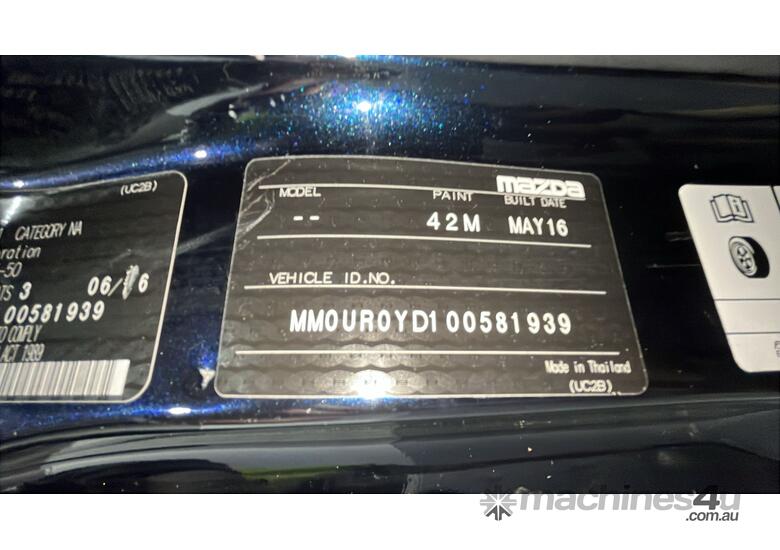 caption 2016 Mazda BT-50 XT Diesel